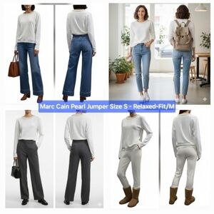 Marc Cain Pearl Jumper Size S - Relaxed-Fit/M